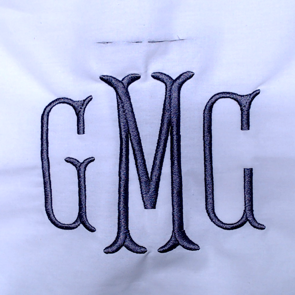 BLOOPER ACCESSORY: Monogrammed Pillow Sham