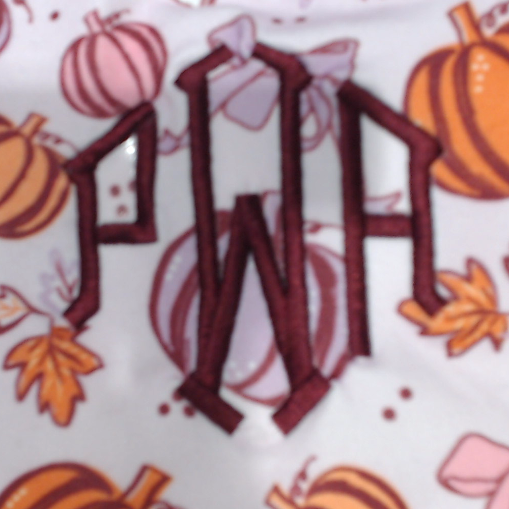 BLOOPER KIDS: Monogrammed Girls Twirl Dress