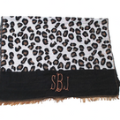 BLOOPER ACCESSORY: Monogrammed Leopard Scarf