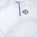 BLOOPER CLOTHING: Monogrammed Quarter Zip Sweatshirt
