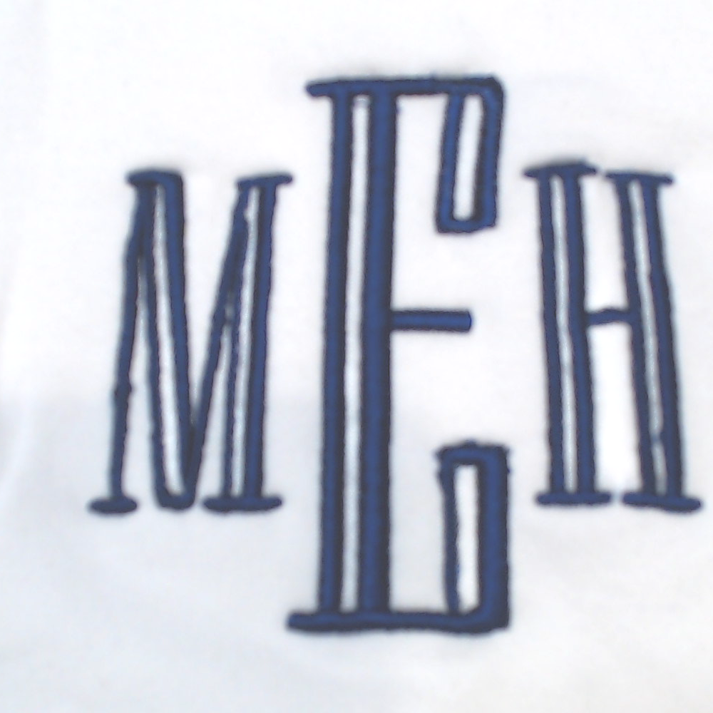 BLOOPER CLOTHING: Monogrammed Quarter Zip Sweatshirt