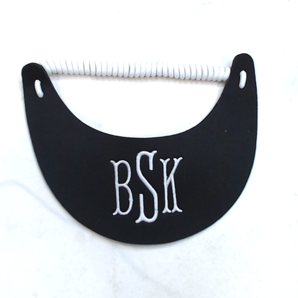 BLOOPER ACCESSORY: Monogrammed Bride Tribe Visor