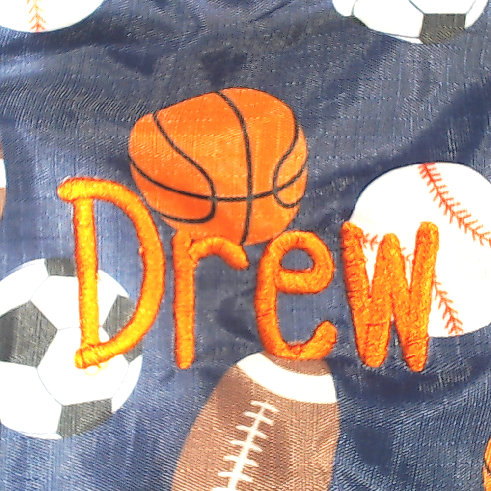BLOOPER KIDS: Monogrammed Kids Activity Bag