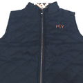 BLOOPER CLOTHING: Monogrammed Reversible Vest