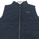 BLOOPER CLOTHING: Monogrammed Reversible Vest