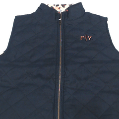 BLOOPER CLOTHING: Monogrammed Reversible Vest
