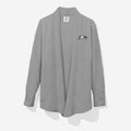 georgia southern eagles sweatshirt cardigan in heathered gray