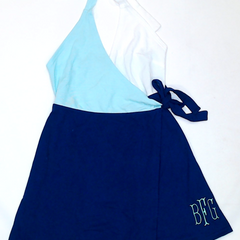 BLOOPER SWIM: Monogrammed Wrap Cover  Up