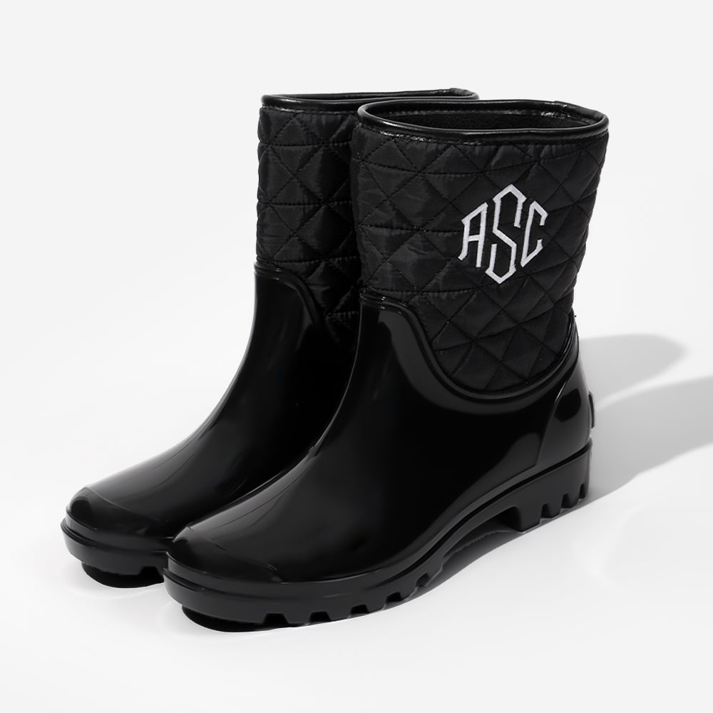 Monogrammed Rain Boots