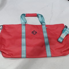 BLOOPER BAG: Monogrammed Weekend Bag