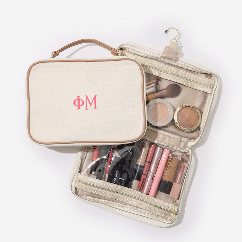 Phi Mu Travel Toiletry Bag