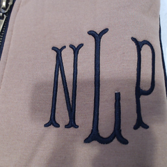 BLOOPER CLOTHING: Monogrammed Quarter Zip Sweatshirt
