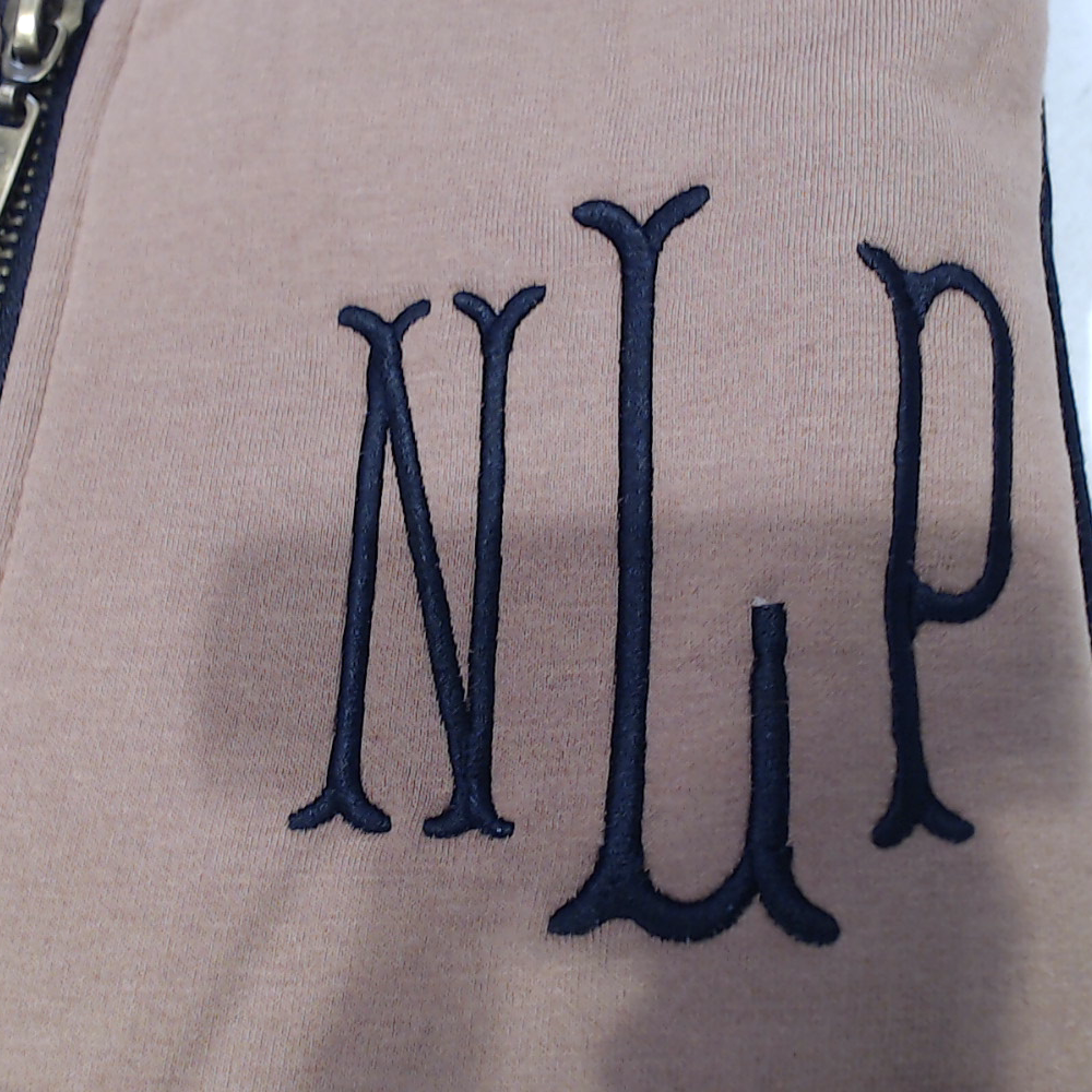 BLOOPER CLOTHING: Monogrammed Quarter Zip Sweatshirt