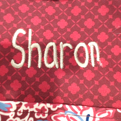 BLOOPER ACCESSORY: Monogrammed Bible Carrier