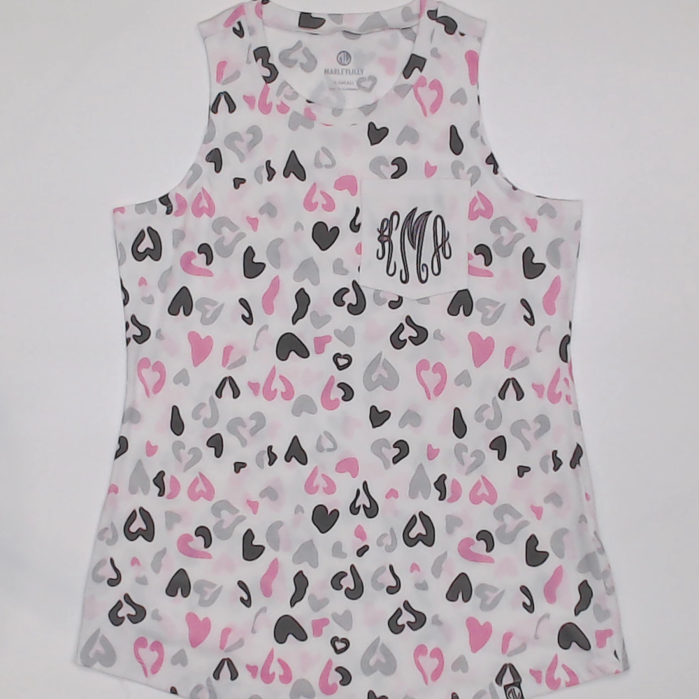 BLOOPER CLOTHING: Monogrammed Tank Top