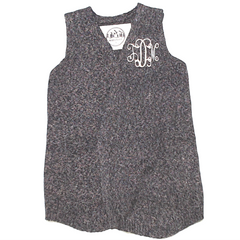 BLOOPER KIDS: Monogrammed Youth Knit Vest