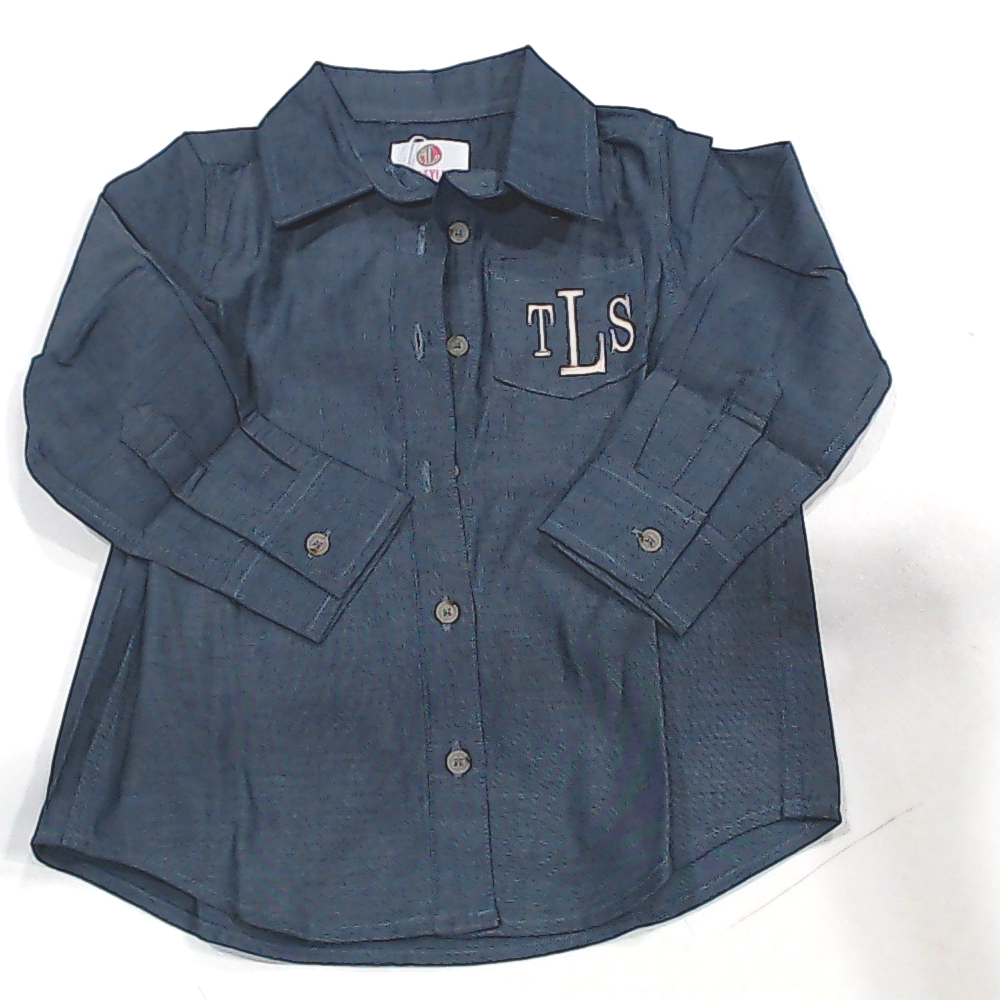 BLOOPER KIDS: Monogrammed Kids Button Down Tunic