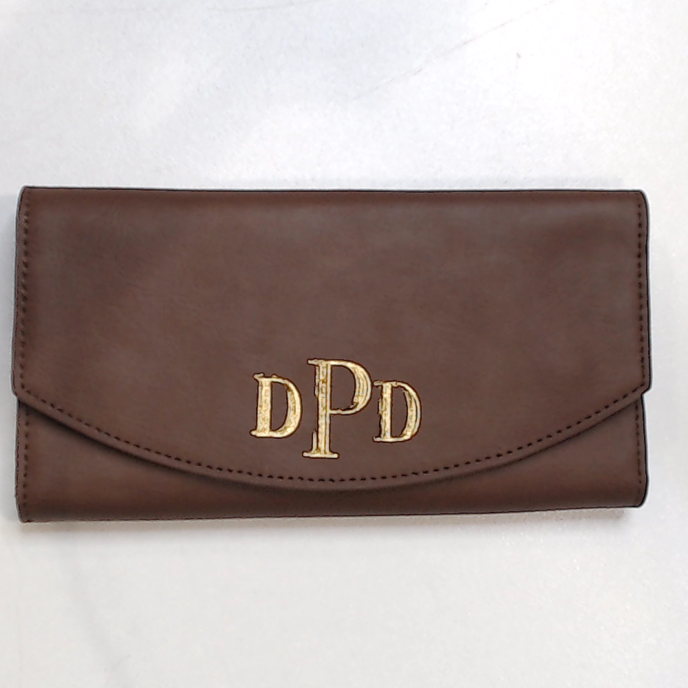 BLOOPER ACCESSORY: Monogrammed Leather Wallet