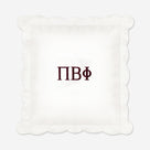 Pi Beta Phi Pillow Sham | White