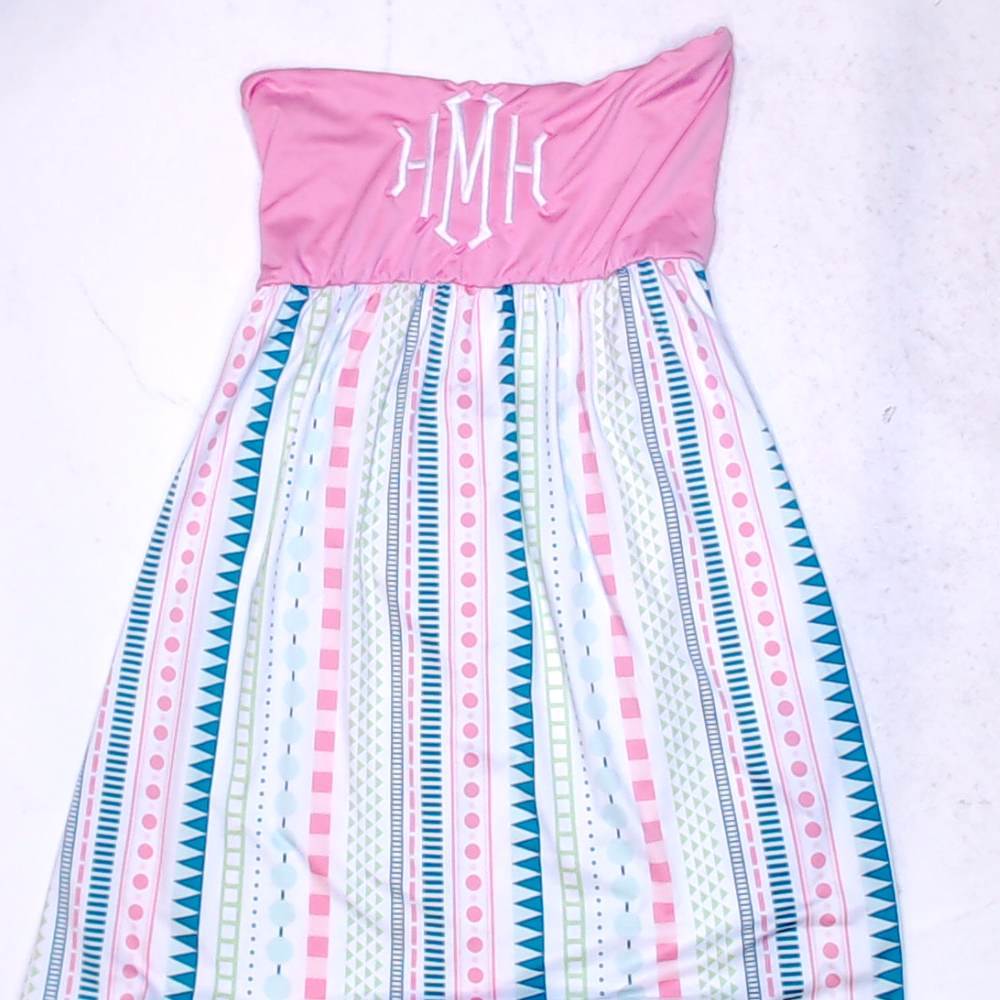 BLOOPER SWIM: Monogrammed Beach Cover Up