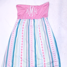 BLOOPER SWIM: Monogrammed Beach Cover Up