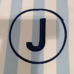 BLOOPER BAG: Monogrammed Striped Tote