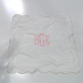 BLOOPER ACCESSORY: Monogrammed Pillow Sham