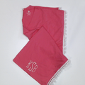 BLOOPER SWIM: Monogrammed Pom Pom Cover Up