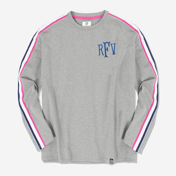 BLOOPER CLOTHING: Monogrammed Striped Sleeve Shirt