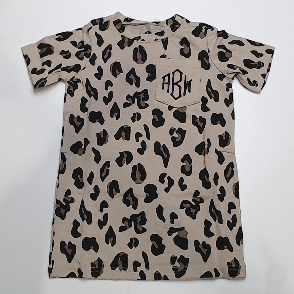 BLOOPER KIDS: Monogrammed Kids T-Shirt Dress