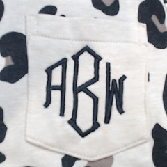 BLOOPER KIDS: Monogrammed Kids T-Shirt Dress