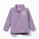 Monogrammed Kids Pullover Sweatshirt | Heathered Lavender