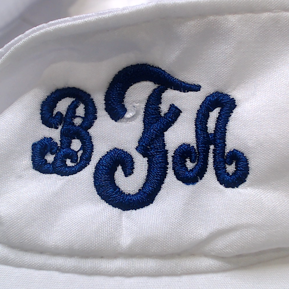 BLOOPER ACCESSORY: Monogrammed Visor