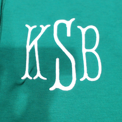 BLOOPER CLOTHING: Monogrammed Waffle Snap Pullover
