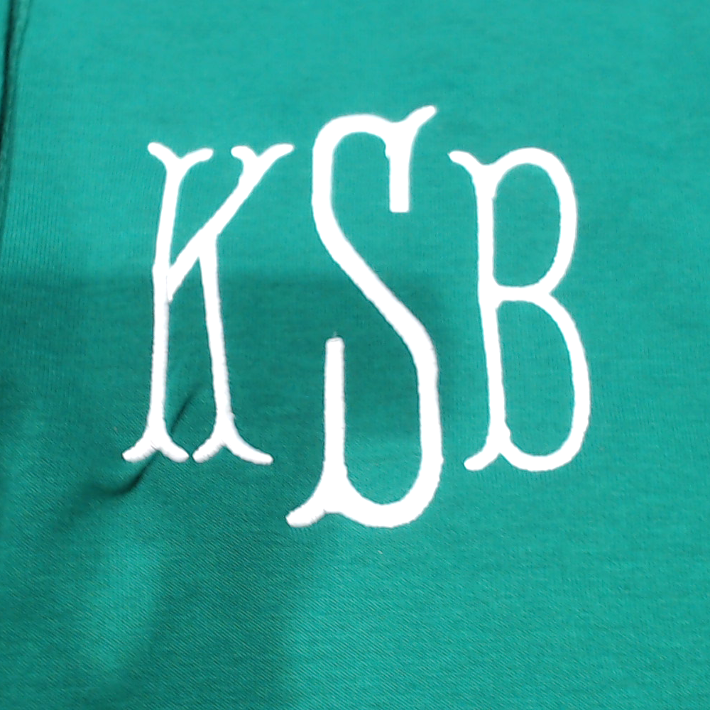 BLOOPER CLOTHING: Monogrammed Waffle Snap Pullover