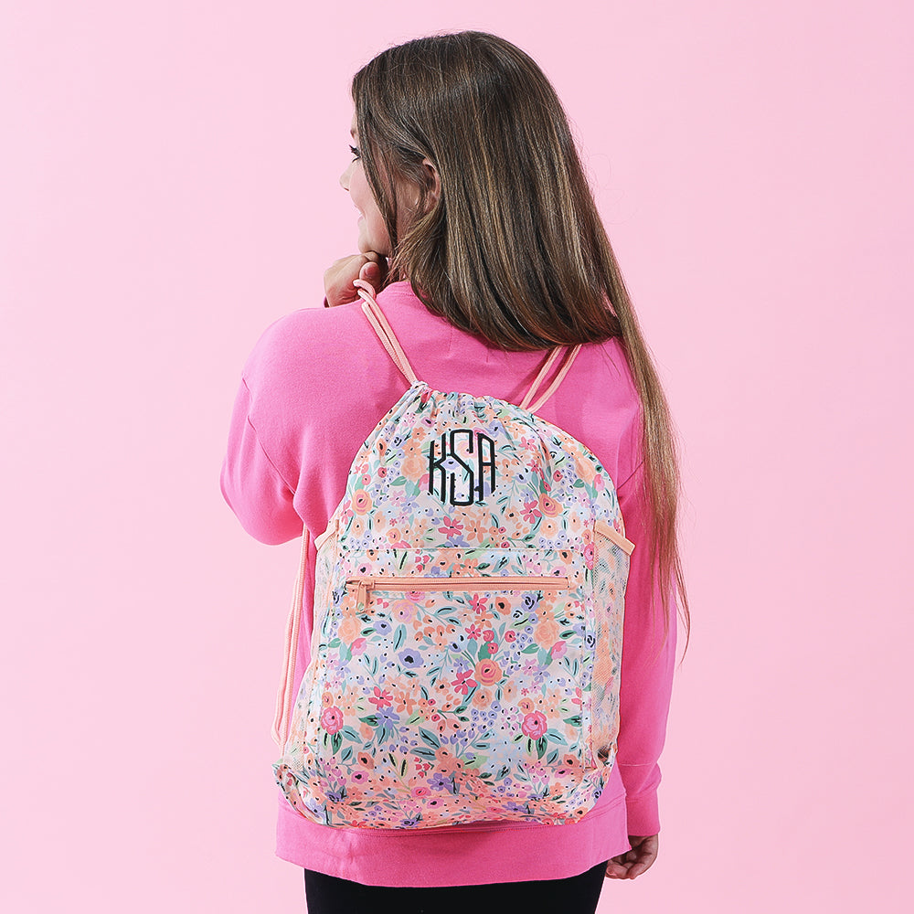 Personalized Kids Cinch Top Bag | Marleylilly Kids