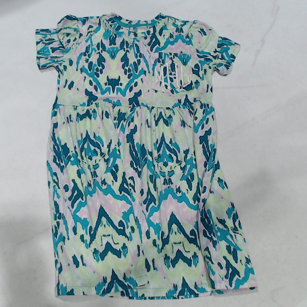 BLOOPER KIDS: Monogrammed Kids T-Shirt Dress