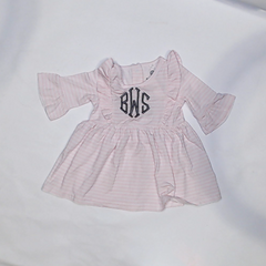 BLOOPER KIDS: Monogrammed Kids Ruffle Dress