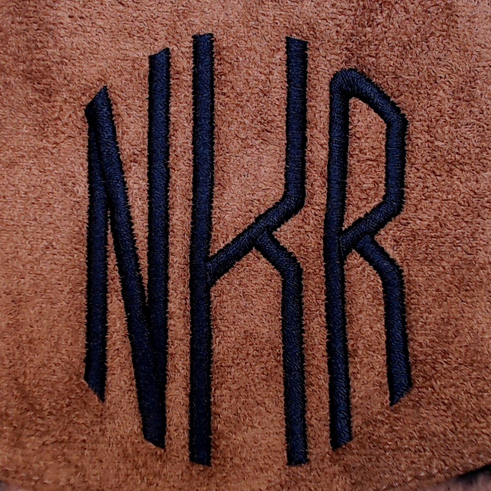 BLOOPER CLOTHING: Monogrammed Leopard Fleece Jacket