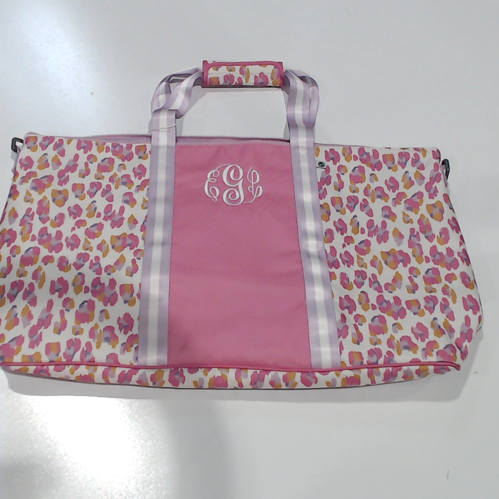 BLOOPER BAG: Monogrammed Travel Bag Set