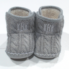 BLOOPER KIDS: Monogrammed Baby Booties