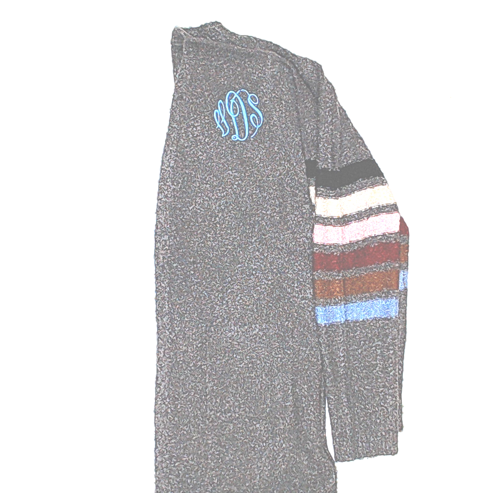 BLOOPER CLOTHING: Monogrammed Cardigan