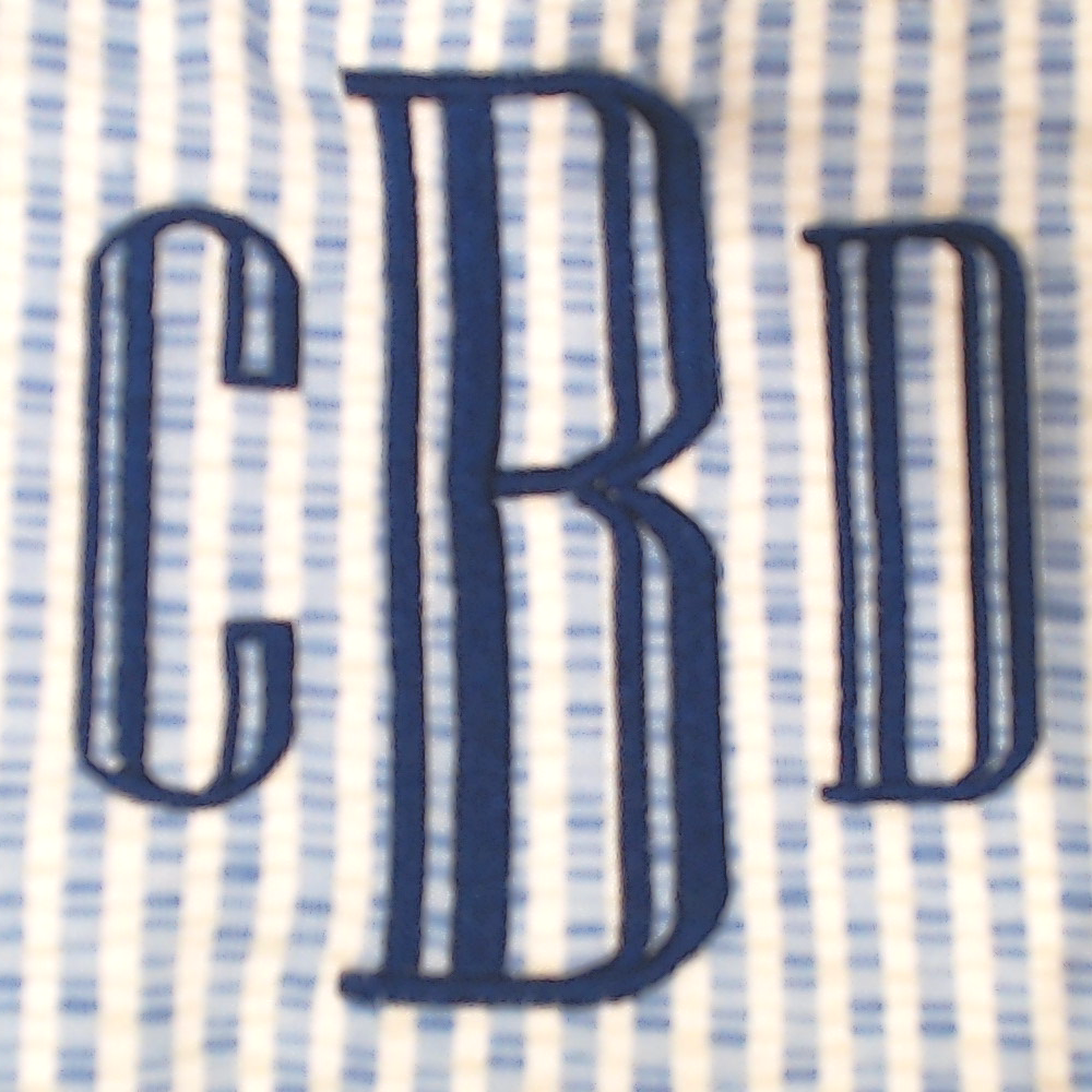 BLOOPER SWIM: Monogrammed Nantucket Cover Up