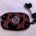 BLOOPER BAG: Monogrammed Neoprene Phone Crossbody
