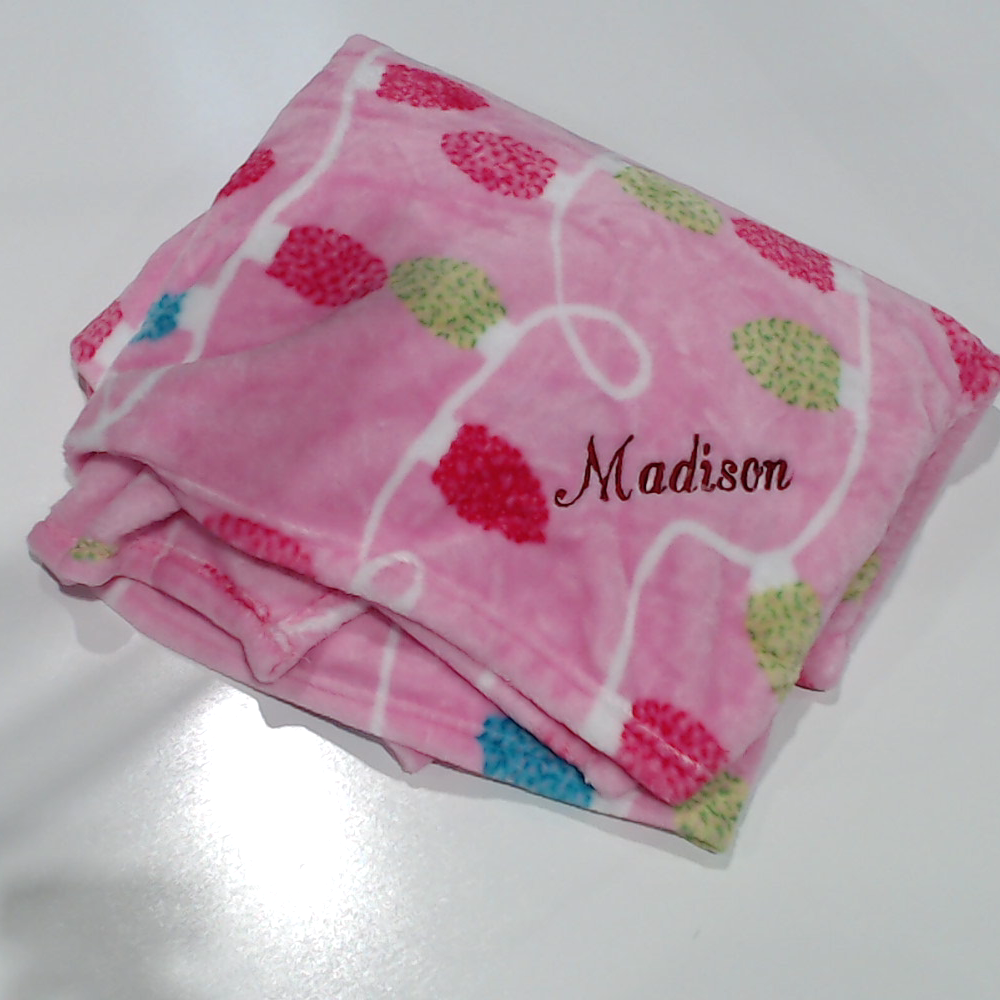 BLOOPER ACCESSORY: Personalized Plush Blanket