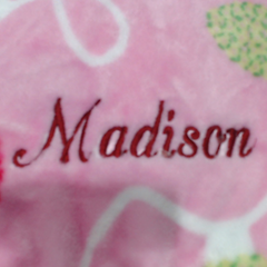 BLOOPER ACCESSORY: Personalized Plush Blanket