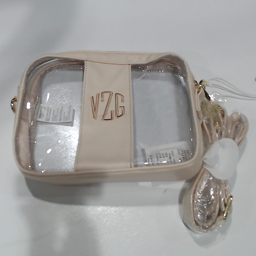 BLOOPER BAG: Monogrammed Clear Stadium Crossbody Bag