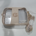 BLOOPER BAG: Monogrammed Clear Stadium Crossbody Bag