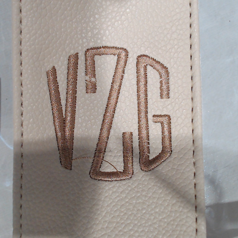 BLOOPER BAG: Monogrammed Clear Stadium Crossbody Bag