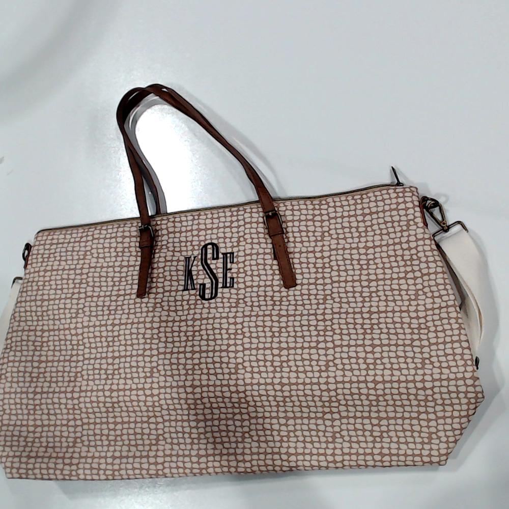BLOOPER BAG: Monogrammed Charleston Weekender